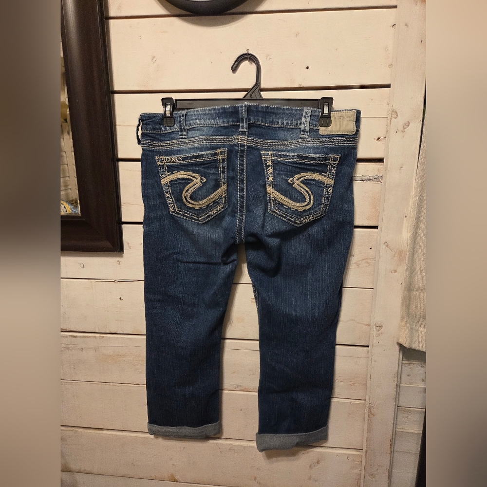 Silver Jeans "Tuesday" Low Capri Sz. 34